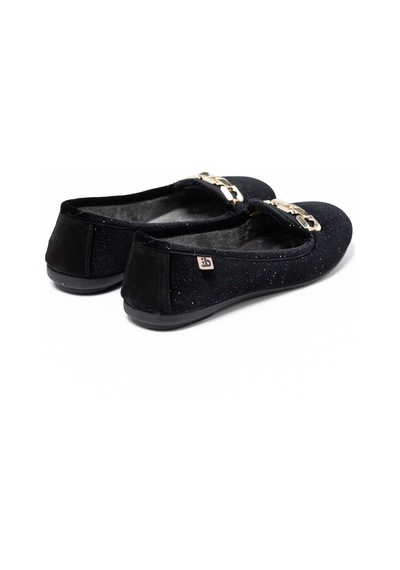 Babet Kadın If5391 Berevere Baılarına Vulc. Copete Tercıopelo H048 Negro Siyah