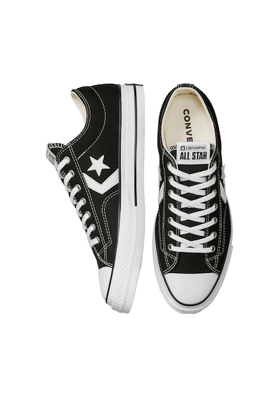 Converse Star Player 76 Premium Canvas Ayakkabı Siyah Çok Renkli