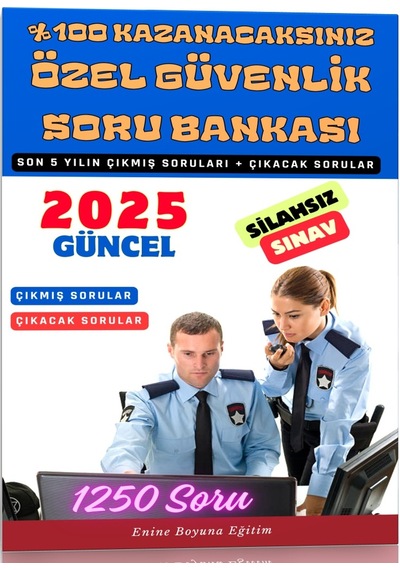 Özel Güvenlik Sınavı Çıkacak Sorular Silahsız