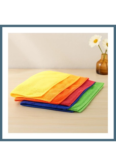Agc Uygun Sepet 8'li Mikrofiber Temizlik Bezi - Lavanta Kokulu Agc
