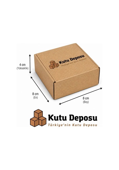 8x8x4 Cm E-ticaret Ve Kargo Kutusu-kilitli Takı Kutusu 100 Adet