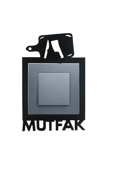 Mutfak Ahşap Priz Çerçevesi Dekorasyon