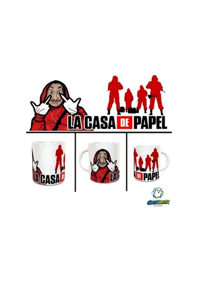 La Casa De Papel Kupa Bardak Tek Adet K0296 Çok Renkli