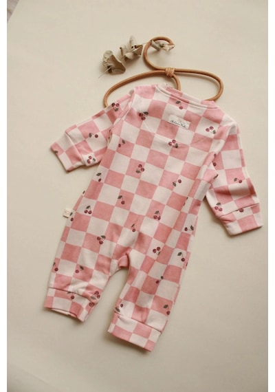 Oh La La Koala Plaid Cherry Serisi Tulum Bej
