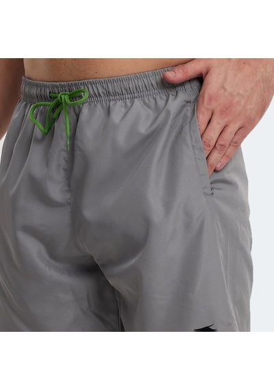 Slazenger RENO Erkek Cepli Deniz Şortu Gri Mayo