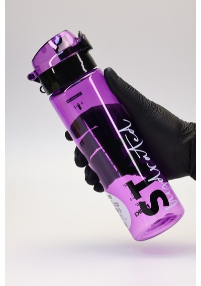 Su Matarası Tritan Geniş Ağız Su Şişesi Stay Hydrated Spor Matarası Suluğu Bpasız 630 Ml Mor 0102