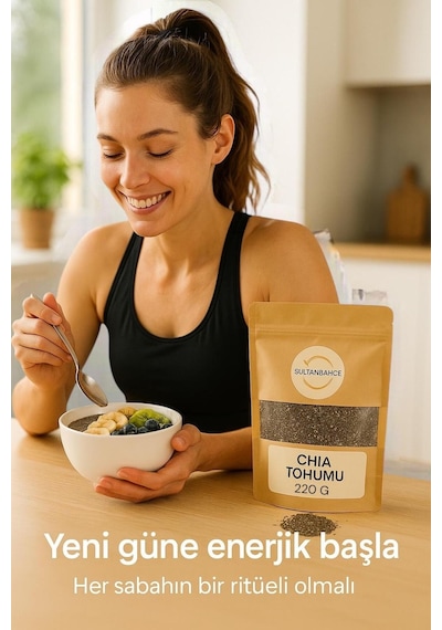 Sultanbahçe Chia Tohumu Glutensiz Diyet Vegan Çiya Tohumu Çiha Tohumu