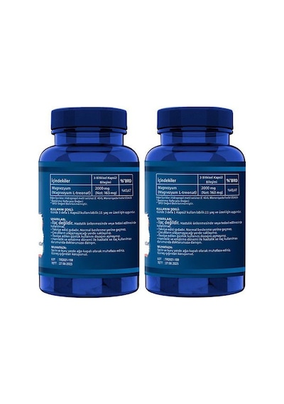 Ncs Magnezyum Magnesium L-Threonate Vejeteryan 2 90 Bitkisel Kap.