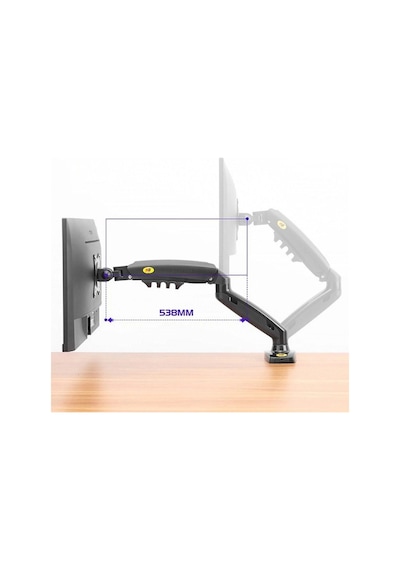 Hpy Pazar North Bayou Nb F80 17"-30" Amortisörlü 2-9 Kg Monitör Standı
