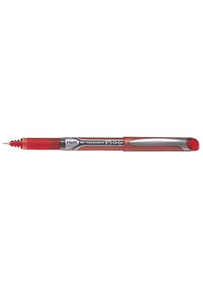 Pilot V5 Grip 0.5 İğne Uçlu Kırmızı Pilot  Kalem