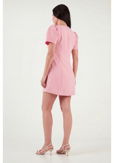Lela Bayan Elbise 6525735 Şeker Pembe Şeker Pembesi