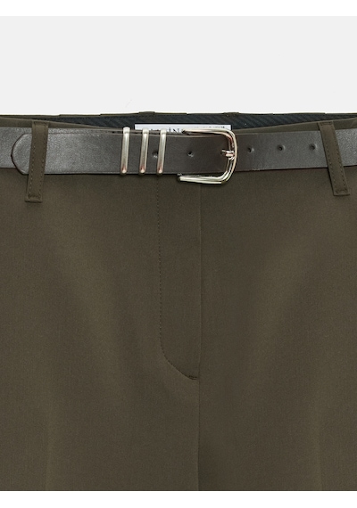 Dilvin 72640 Düz Paça Pantolon-haki Haki