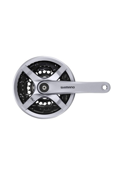 Shimano Fc-ty501 Aynakol 3x7x8v 24/34/42t 175mm Silver Siyah