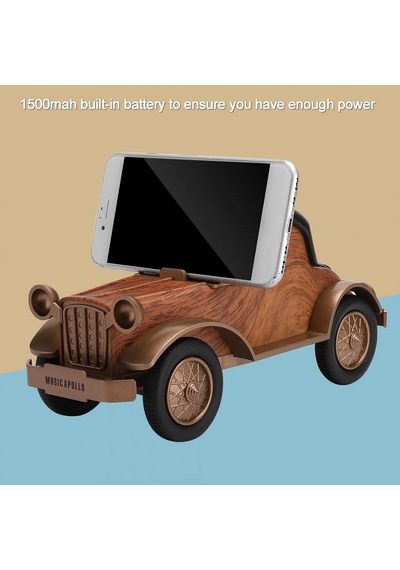 Retro Ahşap Araba Şekilli Kablosuz Bluetooth Hoparlör 1800mah Şarjlı, 10w Güçlü Ses, Usb/tf/aux Destekli, Hi-fi Bass, Telefon Standlı Dekoratif Nostaljik Müzik Hoparlörü A9 Retro Ahşap Araba Şekilli Kablosuz Bluetooth Hoparlör 1800mah Şarjlı, 10w Güçlü Ses, Usb/tf/aux Destekli, Hi-fi Bass, Telefon Standlı Dekoratif Nostaljik Müzik Hoparlörü A9