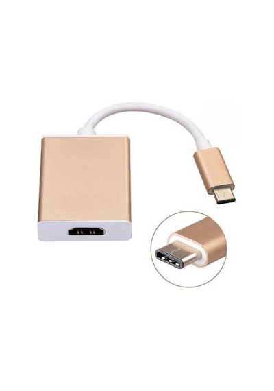 Hytech Hy-Usbc10 1080P Metal Type-C To Hmdı - Adaptör
