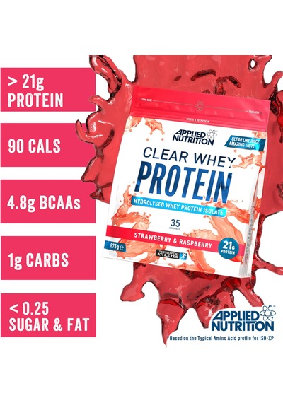 Applied Nutrition Clear Whey Protein Isolate 875 Gr Çilek Aromalı Protein Tozu