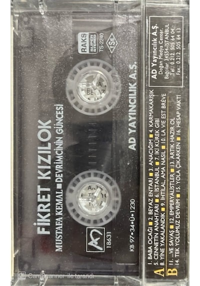 Plak Değildir Kaset Tir Fikret Kızılok Mustafa Kemal Devrimcini