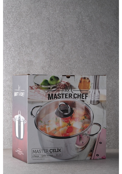 Masterchef Çelik Tencere 34 Cm