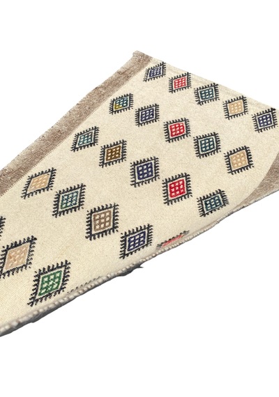 El Dokuma %100 Yün Küçük Kilim 67x108 Karışık Renkli Yün Kilim
