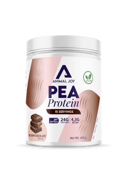 Pea Protein Tozu - Belçika Çikolatası - 450 Gr - 15 Servis Çikolata