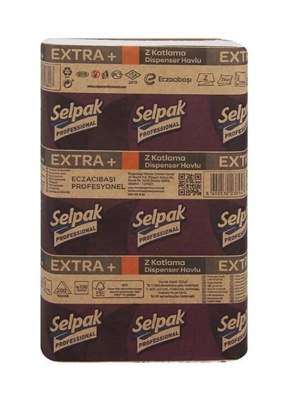Selpak Pro Extra Z Katlı D Havlu 12 x 200'lü