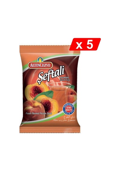 Altıncezve Şeftali Aromalı İçecek Tozu 5 x 250 G