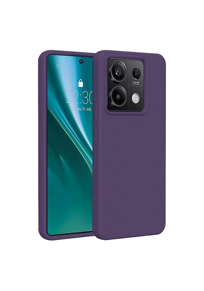 Redmi Note 13 Pro 4g Kılıf First Silikon - Mor Bz8683140713652