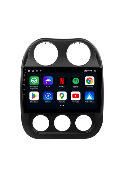 Jeep Compass 2010-2015 Android Multimedya Carplay Android Auto Navigasyon Kameralı 8gb Ram 64gb 10"