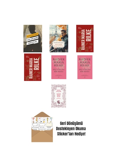 Rainer Maria Rilke 7 Kitap Set + Okuma Sticker'ları