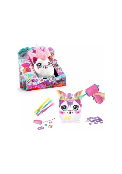 45541 Hobi Set Aırbrush Plush Haır Iffıc Squıshy Bo 2a Beyaz