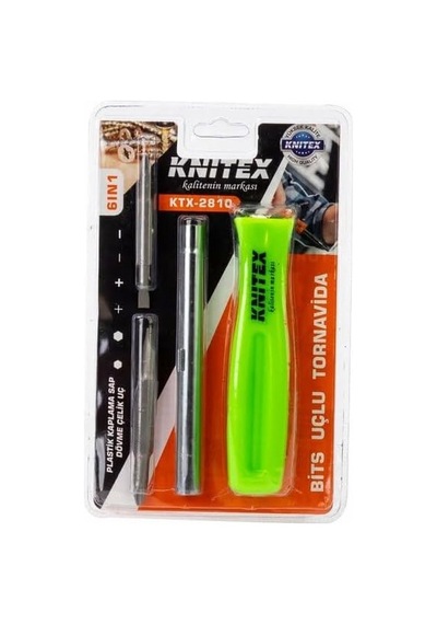 Tr Knıtex Ktx-2810 6'sı 1 Arada Çıkar Tak Tornavida Seti
