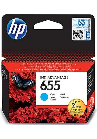 Hp 655 Cyan Mavi Kartuş Cz110Ae