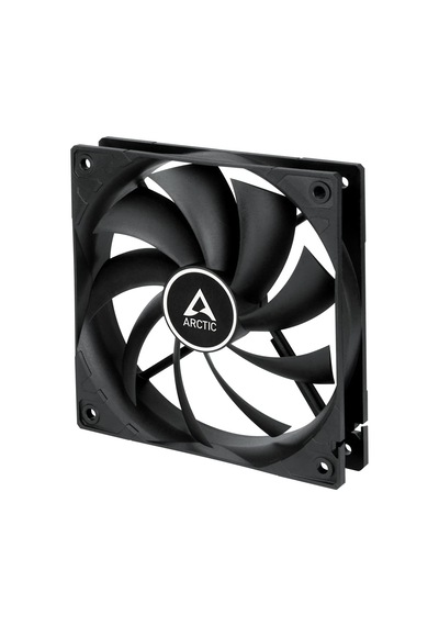 F12 - Pc Fanı, 120 Mm Standart Kasa Fanı, Sessiz Fan, Standart Gövdeli Kasa Fanı, İtme Veya Çekme Yapılandırması Mümkün, 1350 Rpm - Siyah