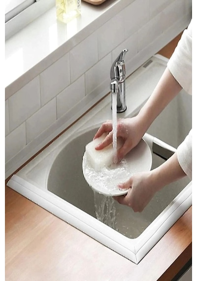 Lavabo Klozet Pimapen Kenarı Ve Küvet Kenar Bandı - 3,2 Mt Su Sızdırmaz Geçirmez Bant