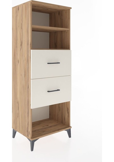 Hyperion Dolap 2 Raflı 2 Çekmeceli 60x44x163 Çam-aytaşı Çam