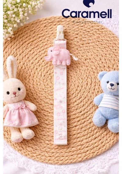 My Baby Kumsal Sevimli Fil Emzik Askısı Pembe 2191