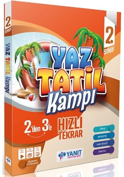2. Sınıf Yaz Tatil Kitabı Kampı Yanıt Yayınları