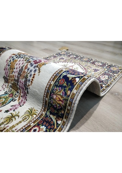 Bambu Halı Seccade Sec13 Krem Namazlık 70x110 Cm