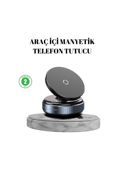 Vakumlu Vantuzlu Mıknatıslı Telefon Tutucu 360 Derece Döner Mh-hs6989-5729