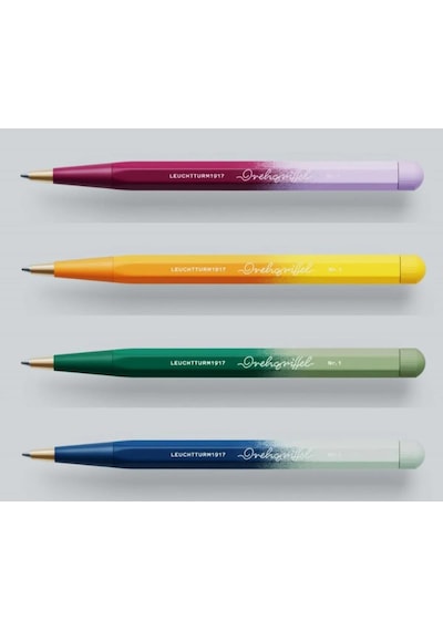 Leuchtturm1917 Drehgriffel Nr. 1 Tükenmez Kalem - 2025 Limited Handmade Gradient Edition Rising Sun / Lemon 372934 Çok Renkli