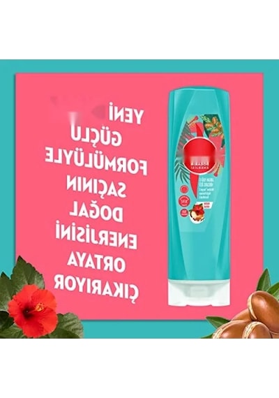 Doğal Enerji Saç Bakım Kremi, Argan Yağı Ve Hibiskus Özlü, Dökülme Karşıtı, 350 Ml