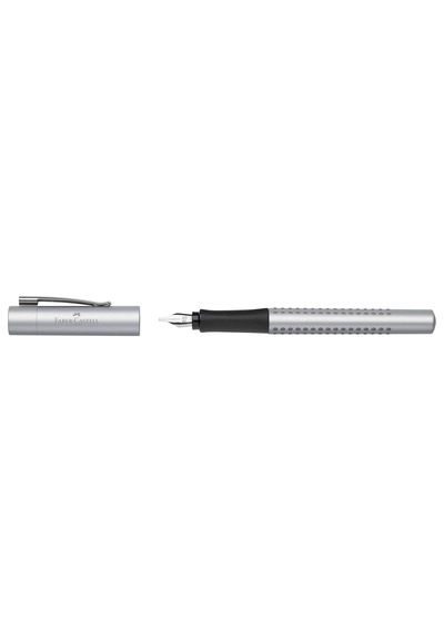 Faber-castell Grip 2011 Dolma Kalem Kaligrafi Set Gümüş Çok Renkli