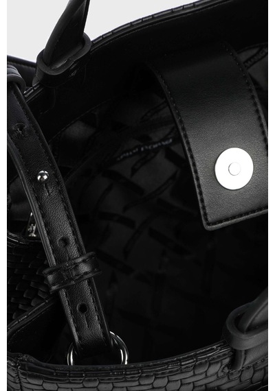 Armani Exchange Logolu Çıkarılabilir Askılı Çanta Bayan Çanta Xw000285 Af22628 Uc001 Siyah