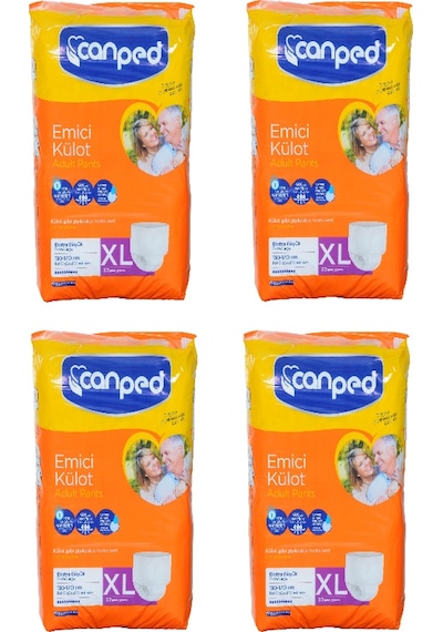 Canped Emici Külot Hasta Bezi XL 4 x 30'lu