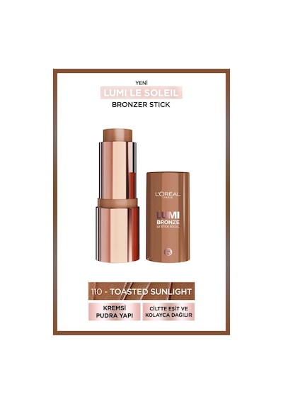 Lumi Bronzlaştırıcı Stick - 110 Toasted Sunlight 3600524228132-11091