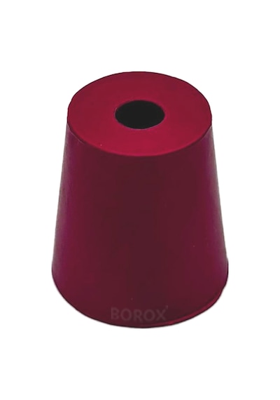 Borox Kauçuk Tıpa Delikli No.5 17.5 x 22.5 x 23 MM 5 Adet