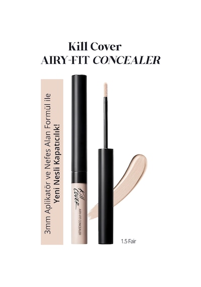 Clio Kill Cover Airy-Fit Concealer 1.5 Fair