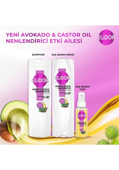 Saç Bakım Yağı Avokado Ve Castor Oil Nemlendirici Etki 80 Ml