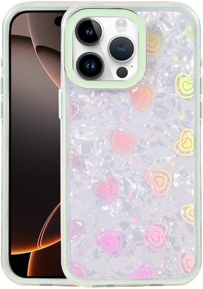 Apple iPhone Uyumlu 15 Pro Lumi Desenli Kapak - Yeşil Bzsxx00 1