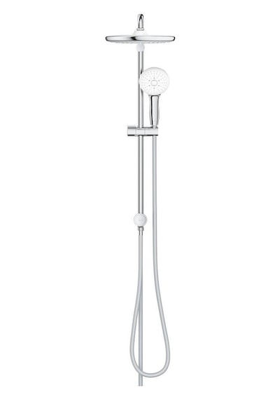 Grohe New Tempesta Sistem 250 Duvar Bağlantılı, Divertörlü Duş Sistemi - 26980001 Gümüş